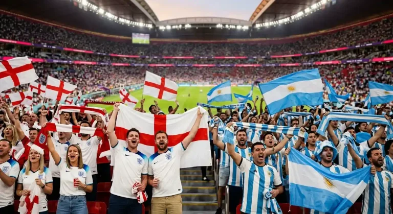 Inglaterra vs Argentina — Semifinal del Mundial 2026